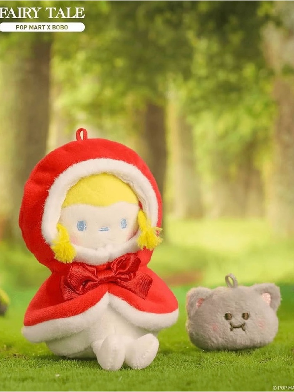 LITTLE RED - POP MART Bobo & Coco Fairy Tale Series Plush Pendant CONFIRMED